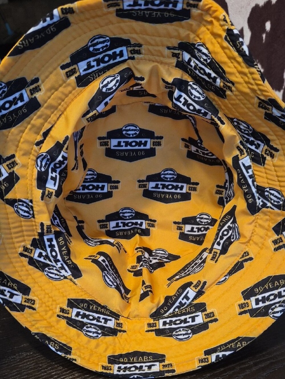 Holt Yellow Logo Bucket Hat - Picture 2 of 2
